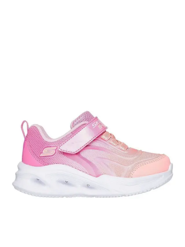 Sneakers Skechers με φωτάκια 303713N-PKMT Πολύχρωμα Ρόζ