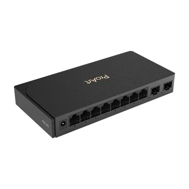 Switch Unmanaged Switch PQG-U1080 8port Gigabit 2port SFP+ (90IG0AF0-MO9B00)