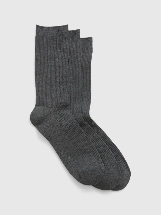 Κάλτσες (3-Pack) heather grey - ONESIZE