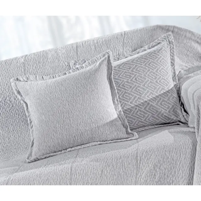 Μαξιλαροθήκη Διακόσμησης Guy Laroche Soho Silver 50x50