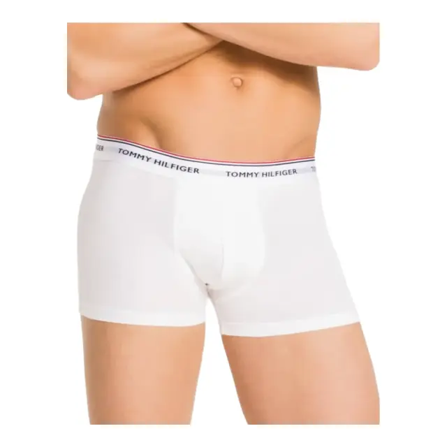 Tommy Hilfiger Ανδρικό Boxer Premium Essential Trunk - Τριπλό Πακέτο, Χρώμα Λευκό - XL 2