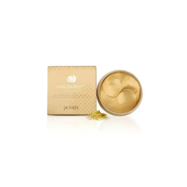 PETITFEE Gold + Snail Hydrogel Patches Ματιών για Αντιγήρανση 60τμχ 3