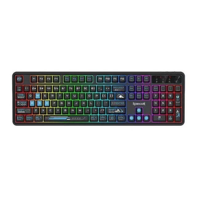Redragon Gaming Keyboard Volcano K526BB-WL Black (K526BB-WL)