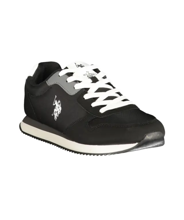 U.S. Polo Assn. - Ανδρικά Παπούτσια Sneakers HAPPY003M6TH1-BLK Μαύρο 2