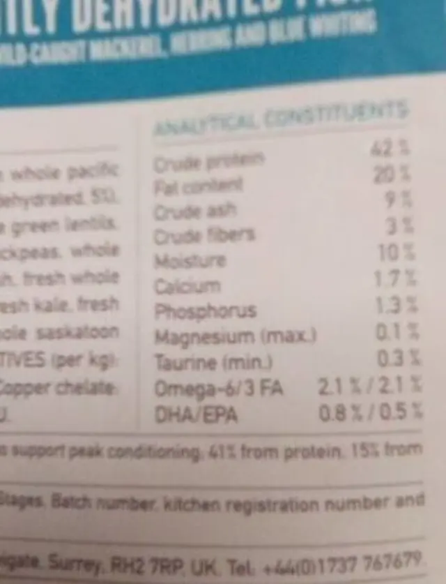 Orijen Six Fish Grain Free για Γάτα 1,8Kg Μονόχρωμο 3
