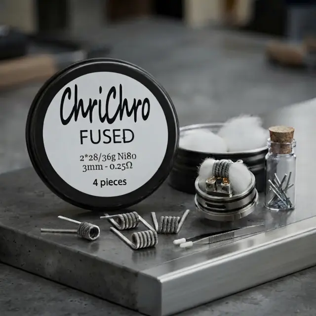 ChriChro Fused Ni80 - 0.25ohm - 3mm Core - 2*28 + 36 GA - 4pcs