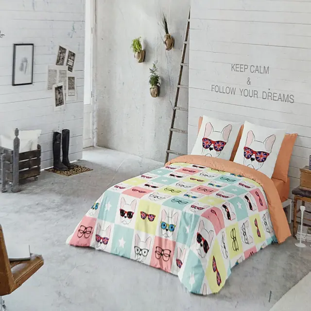 Πάπλωμα σετ/2 μονό Magic print 2149 170x240cm Vesta Home 102-17-049