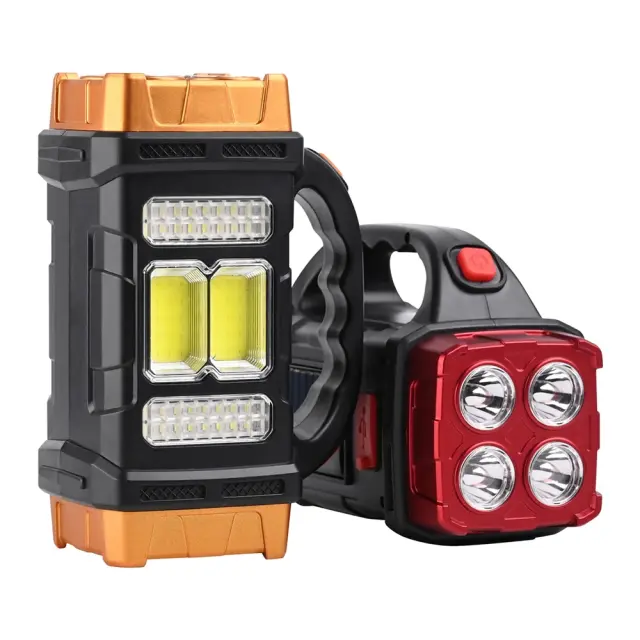 Διπλός ηλιακός φακός εργασίας 25W με Powerbank Solar/USB charging work light HB-2678 3