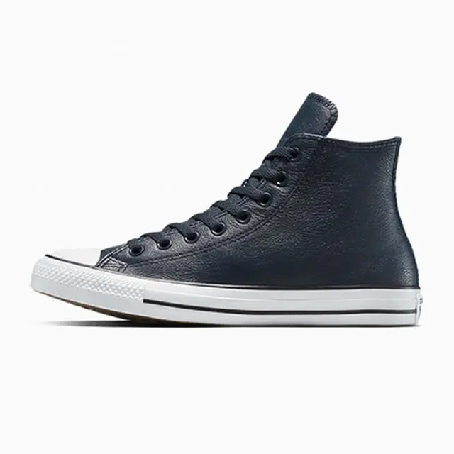 Converse Men's Chuck Taylor All Star HI Leather Μπλε Σκούρο A13276C (Converse) 2