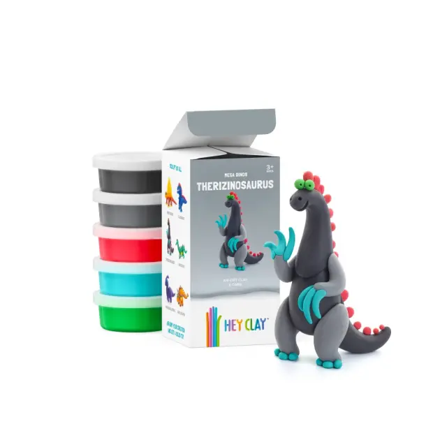 Hey Clay Κατασκευές από Πολύχρωμο Πηλό Claymates Therizinosaurus (3+ ετών) 50146