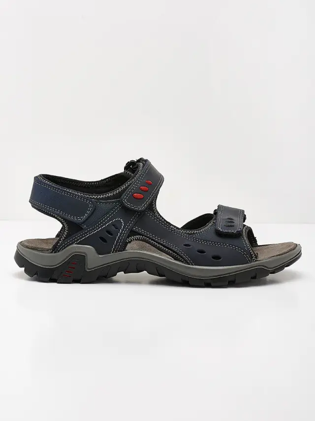 Imac Πέδιλα Ανδρικό δέρμα Μπλέ IMA/703000 D/BLUE 2