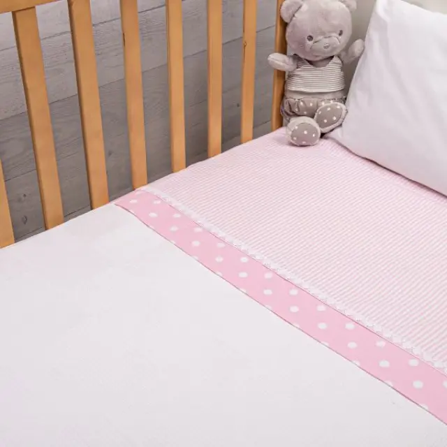 ABO Κουβέρτα Κούνιας Πικέ 100*150cm Carousel Pink 8097.400 2
