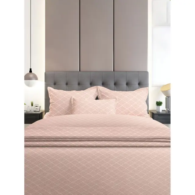 Σετ Σεντόνια Φανελένια Sunshine Home 2048 Pink Μονά 160x260