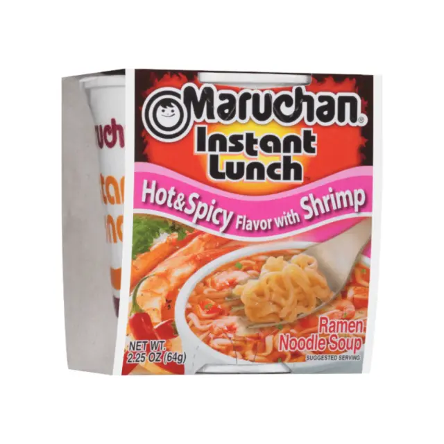 Maruchan Instant Lunch Hot & Spicy Shrimp Noodles 64gr