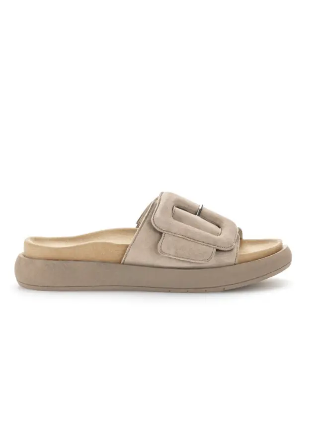 Gabor Πέδιλα Γυναικείο δέρμα Nubuck Μπεζ GAB/43751 12-DESERT 3