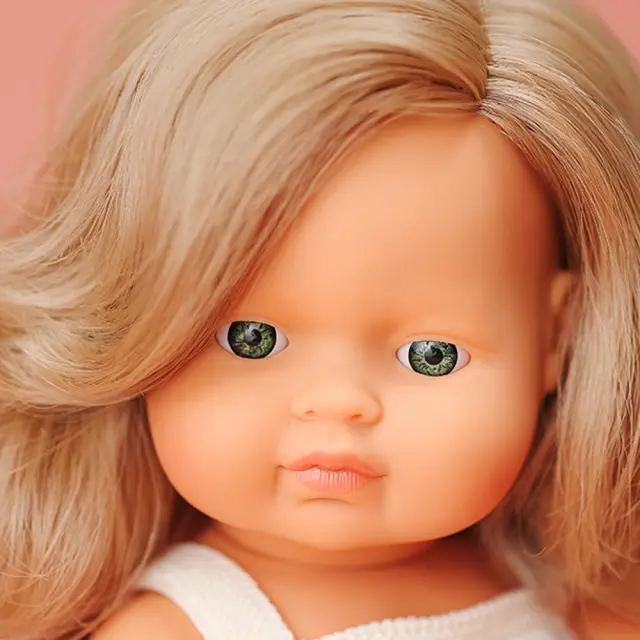 MINILAND DOLLS MINILAND ΚΟΥΚΛΑ ΞΑΝΘΟ ΚΟΡΙΤΣΙ 38 CM ΜΕ ΡΟΥΧΑΛΑΚΙΑ 3
