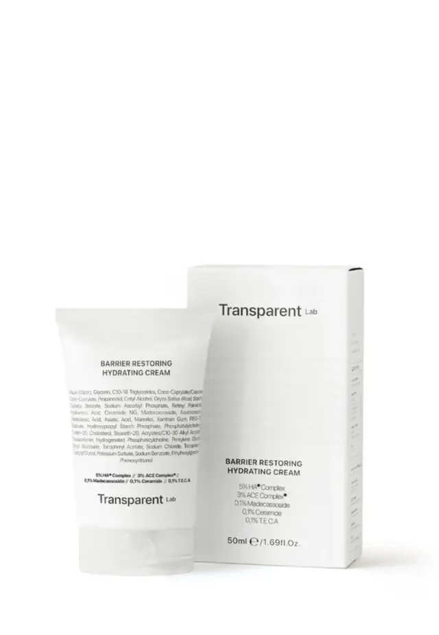 Niche Beauty Lab - Transparent Lab - Barrier Restoring Hydrating Cream - Κρέμα Φραγμού και Ενυδάτωσης 50ml