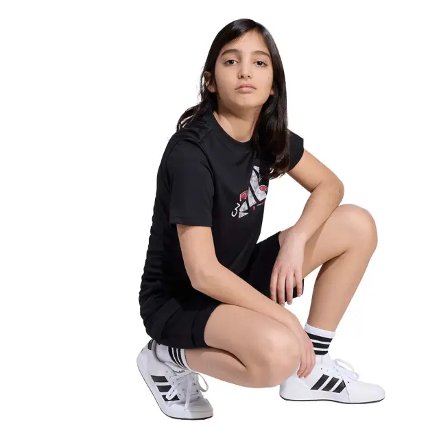 adidas Sportswear Boy's Camo Train Tee. Μαύρο JV5184 (adidas Sportswear) - 140 3