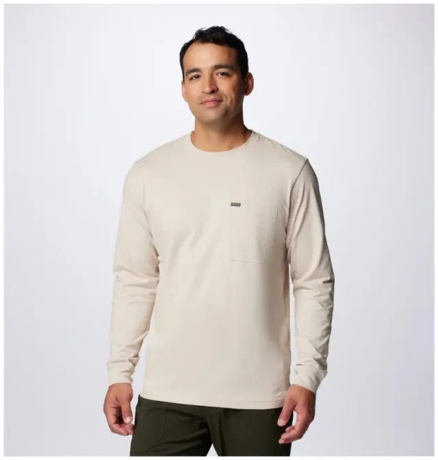 Μακρυμάνικο Columbia Ανδρικό Landroamer™ LS T-Shirt Dark Stone - 2095801-278 - L