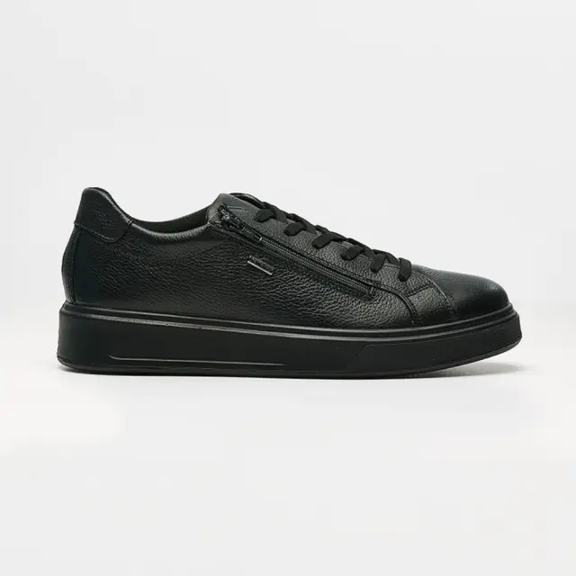 Imac Sneakers Ανδρικό δέρμα Μαύρο IMA/652658 NERO