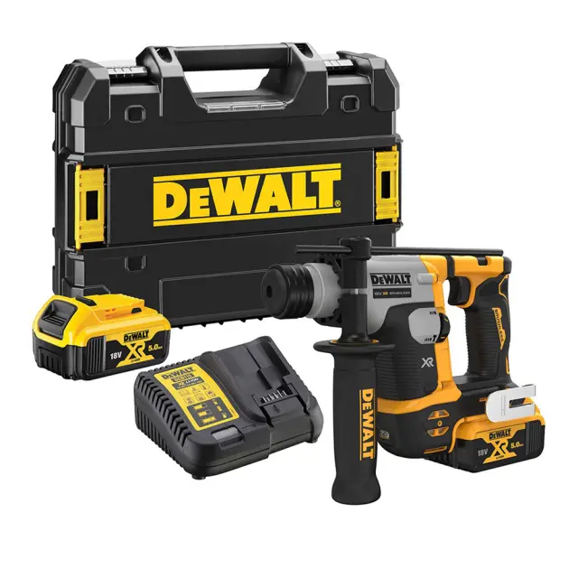 DEWALT ΠΙΣΤΟΛΕΤΟ 18V SDS DCH172P2 + ΚΡΟΥΣΤΙΚΟ 1,4J 2X5.0AH BRUSHLESS ΜΕ TSTAK 2