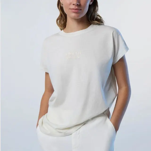 T-Shirt North Sails Eco Jersey 093372000-105 Άσπρο - L