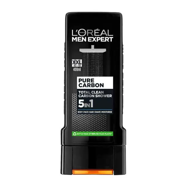 Men Expert Pure Carbon 5 Σε 1 Αφρόλουτρο Εμπλουτισμένο Με Άνθρακα 400ml