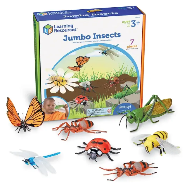 Learning Resources Εκπαιδευτικό Παιχνίδι Γιγάντια Έντομα για 3+ ετών LER 0789 2
