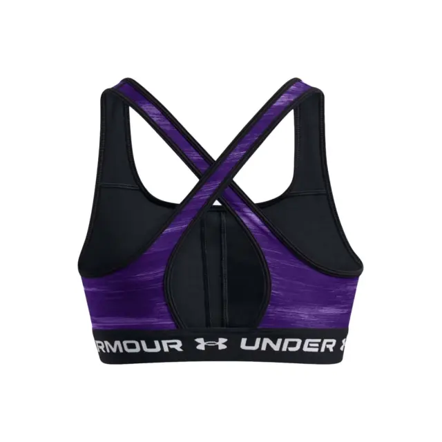 Under Armour Women's Crossback Mid Print Bra Μωβ 1361042-500 (Under Armour) - Large 2