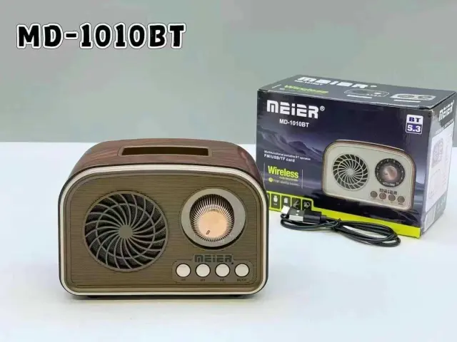 Επαναφορτιζόμενο ραδιόφωνο Retro - M1010BT - 610100 2
