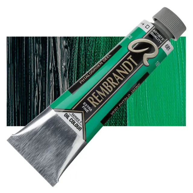 Λάδι Talens Rembrandt - 681 Phthalo Green Yellow - 40ml