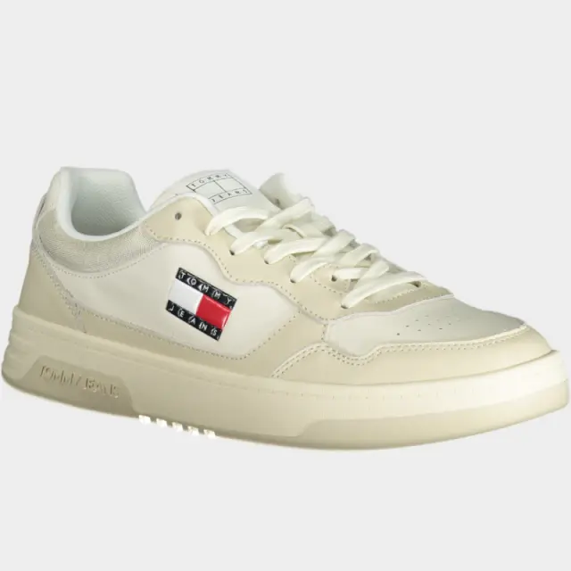 Tommy Hilfiger - Ανδρικά Sneakers Cupsole Leather Ess EM0EM01443-ACG Μπεζ - 45 2