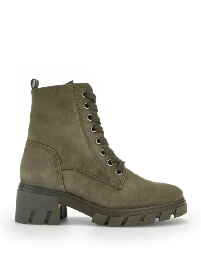 Gabor Μποτάκια Γυναικείο δέρμα Nubuck Πράσινο GAB/32765 33-OLIV 3