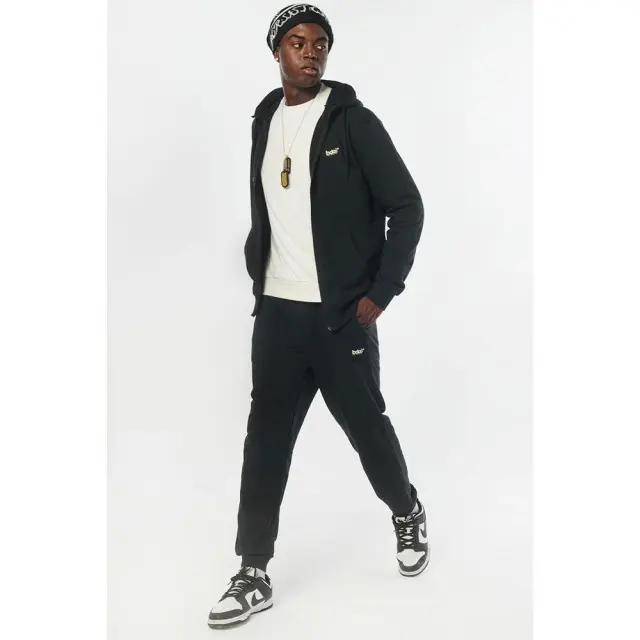 Body Action Full Zip Hoodie (073216-01-Black) - Μαύρο 2