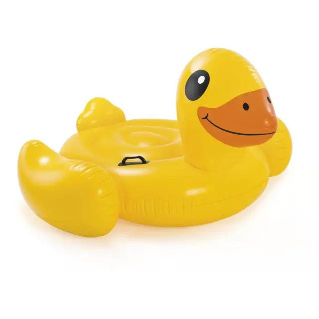 INTEX Παπι Φουσκωτο Θαλασσης Duck Ride-On (57556) Κίτρινο