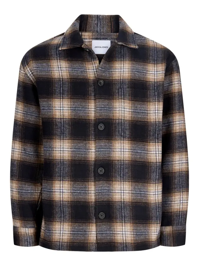 JJESOHO OLLIE OVERSHIRT LS SN - Navy Blazer