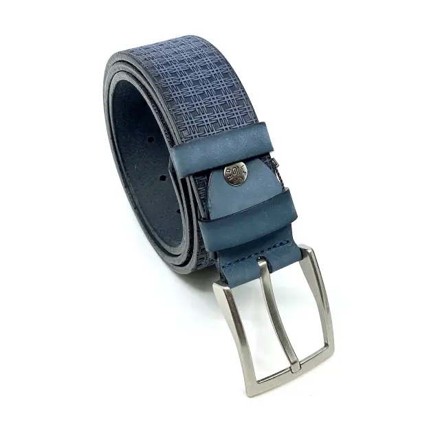 Ανθρακί Δερμάτινη Ζώνη Full Grain 3,5 cm - 110cm 2