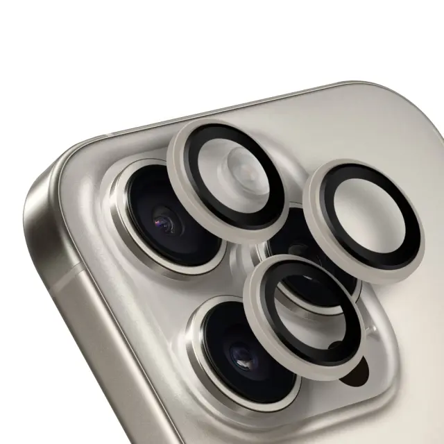 OBAL:ME Lens Protector for Apple iPhone 16 Pro/16 Pro Max Natural Titanium