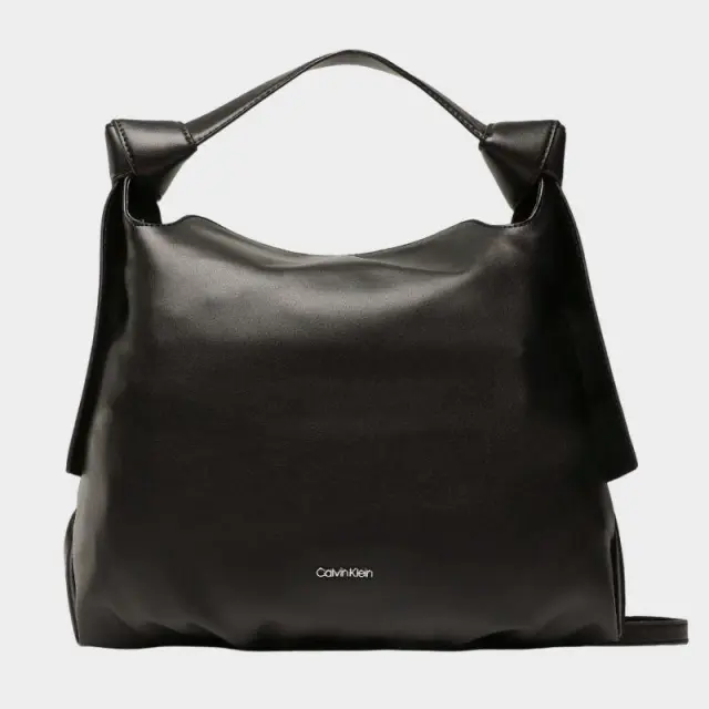 Calvin Klein - Γυναικεία Τσάντα Ώμου/Χειρός Soft Nappa Crossbody Textile K60K610166-BAX Μαύρο