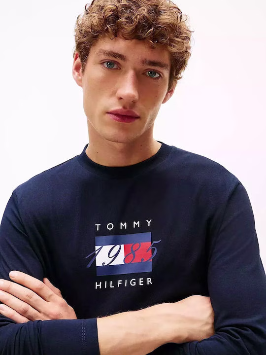 Tommy Hilfiger Μπλέ Σκούρο Μπλούζα Μακρυμάνικη Μπλε Σκούρο 2