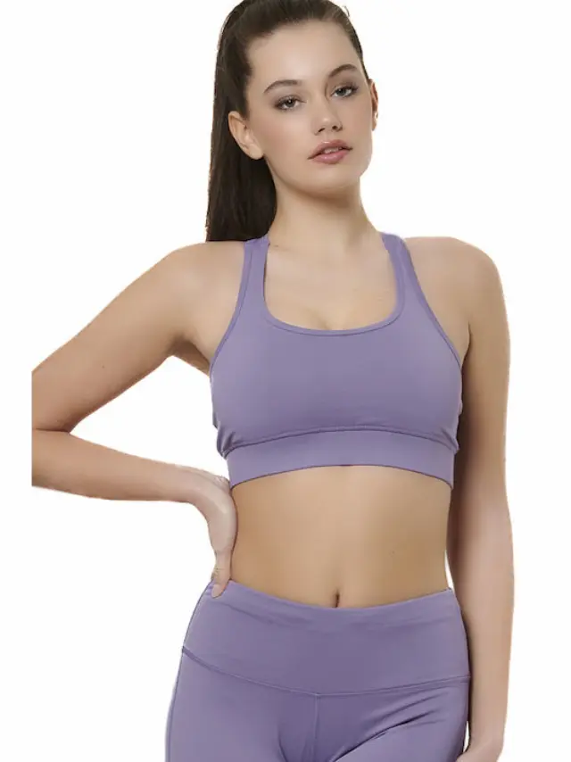 Body Action Γυναικείο Αθλητικό Μπουστάκι Μωβ 04522-13 - M