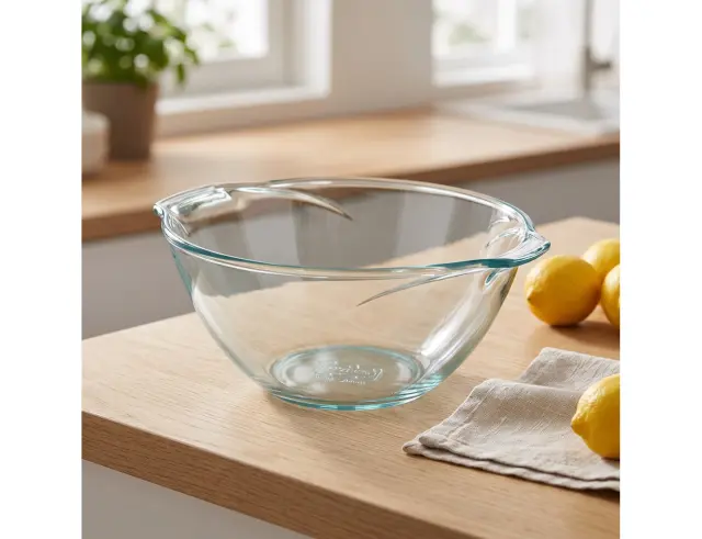 Γυάλινο Δοχείο Τροφίμων Vintage Pyrex με χωρητικότητα 2.7lt και διαστάσεις 27x23x11cm 404B000/7046