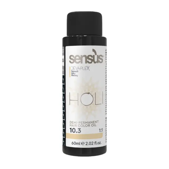 Holi-10.3 Ημι-Μόνιμη Βαφή - Golden Platinum - Πλατινέ Ντορέ 60ml - Sensus