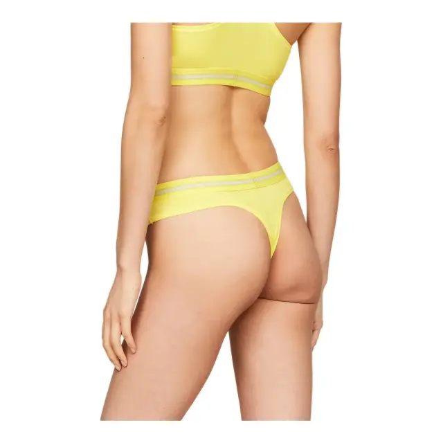 Tommy Hilfiger Γυναικείο String Logo Waistband Thong, Χρώμα Yellow Tulip 2