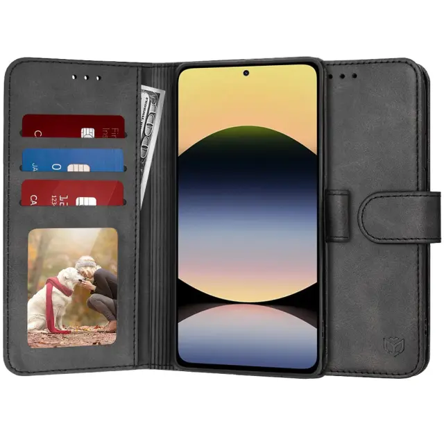 Techsuit® Diary Θήκη Βιβλίο για Redmi Note 14 5G- Black