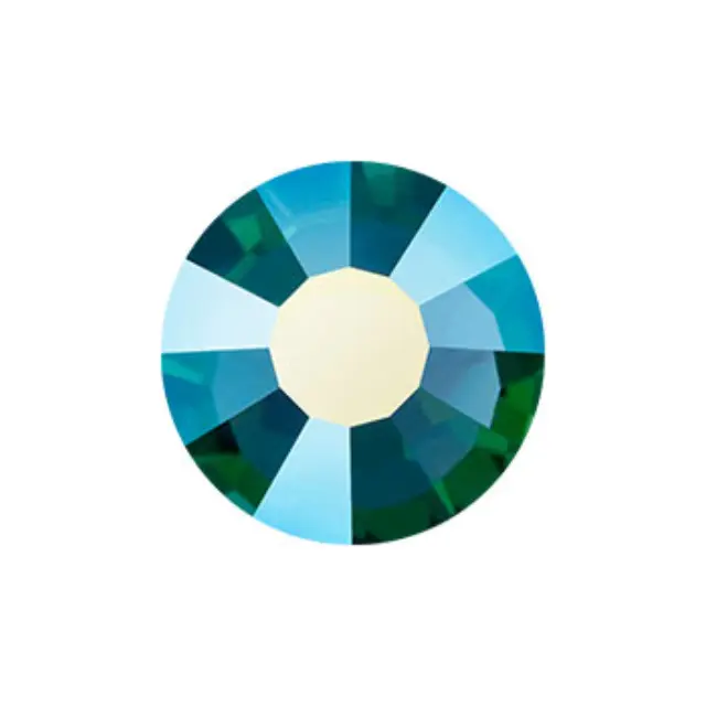 Preciosa VIVA 12 Blue Zircon AB SS34 Flat Back - 9τεμ