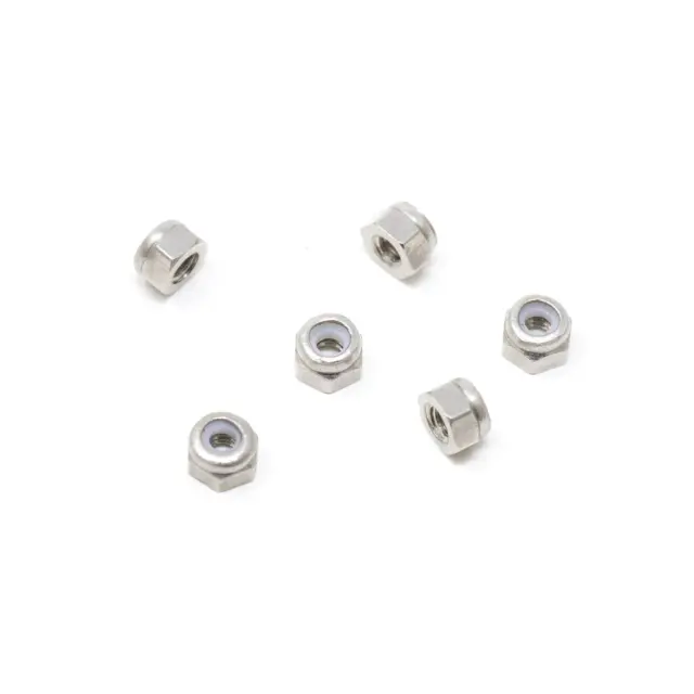 SKULL FINGERBOARD LOCK NUTS CHROME (6pack)