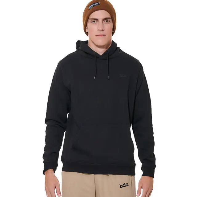 Body Action Fleece Hoodie Black 063611-01-01 - 3XL