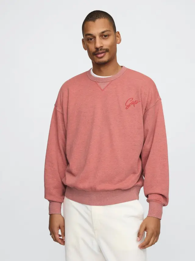Vintage Soft Oversized Logo Φούτερ FRESH CORAL