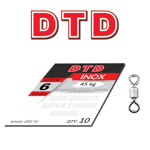 Ανοξείδωτα Στριφτάρια DTD Stainless Steel Swivel #6